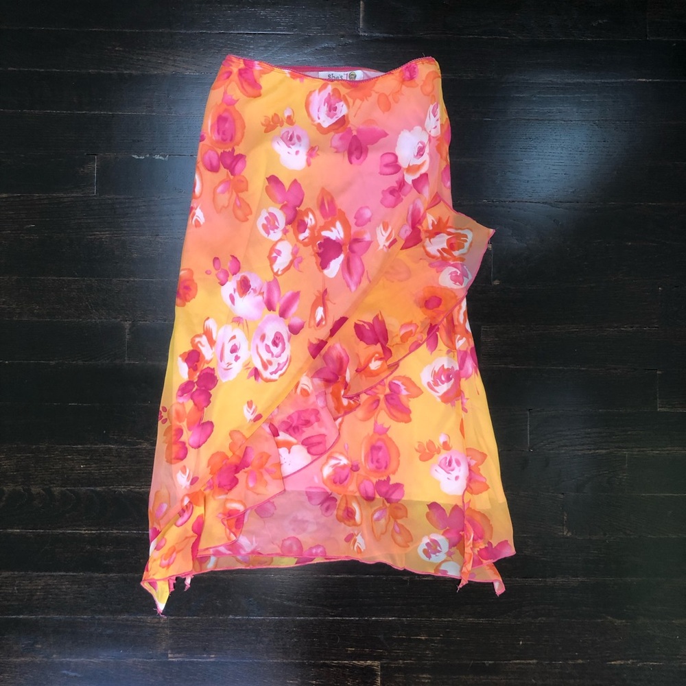 Colorful Floral Skirt